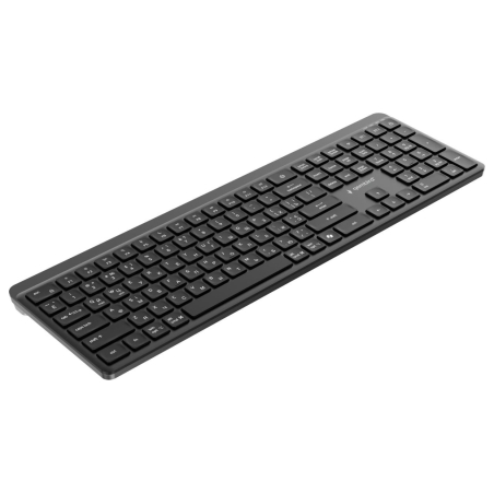Gembird KB-WPS-03-CYRL Dual-mode pro-business slim wireless keyboard, 2.4G+BT, Cyrillic layout | Gembird