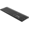 Gembird KB-WPS-03-CYRL Dual-mode pro-business slim wireless keyboard, 2.4G+BT, Cyrillic layout | Gembird