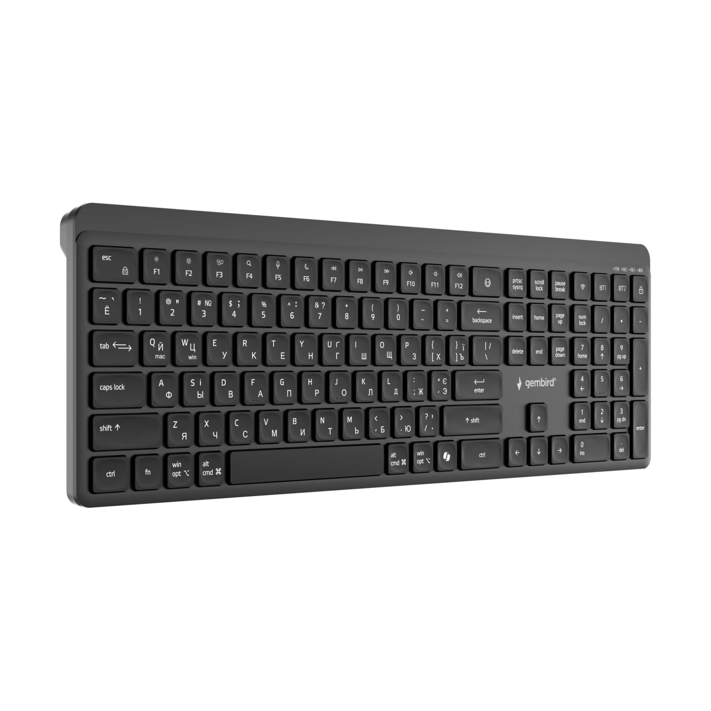 Gembird KEYBOARD WRL SLIM BT CYRILLIC/KB-WPS-03-CYRL GEMBIRD