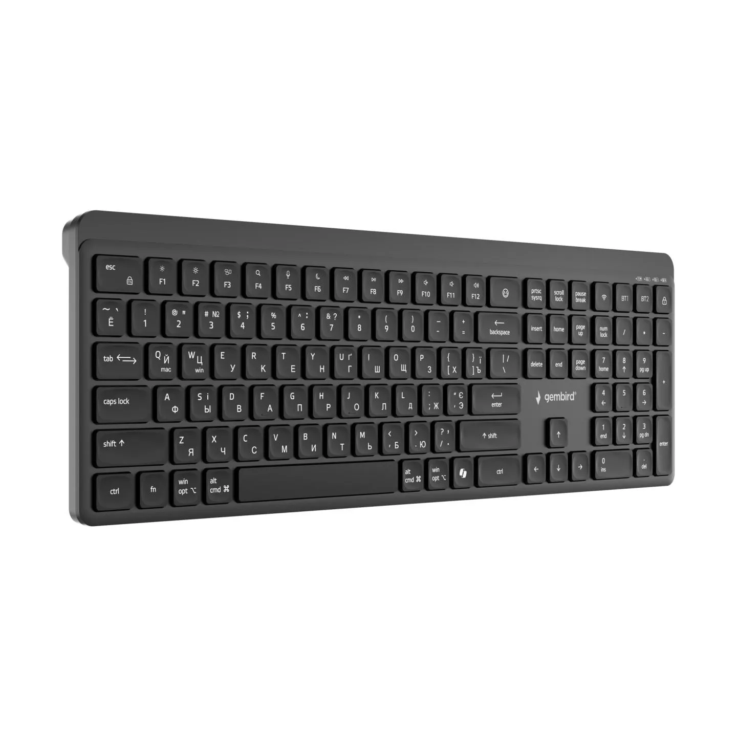 Gembird KEYBOARD WRL SLIM BT CYRILLIC/KB-WPS-03-CYRL GEMBIRD