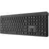 Gembird KB-WPS-03-CYRL Dual-mode pro-business slim wireless keyboard, 2.4G+BT, Cyrillic layout | Gembird