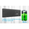 Gembird KB-WPS-03-CYRL Dual-mode pro-business slim wireless keyboard, 2.4G+BT, Cyrillic layout | Gembird