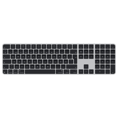 Apple Magic Keyboard with Touch ID and Numeric Keypad | MXK83S/A | Standard | Wireless | Bluetooth | Swedish