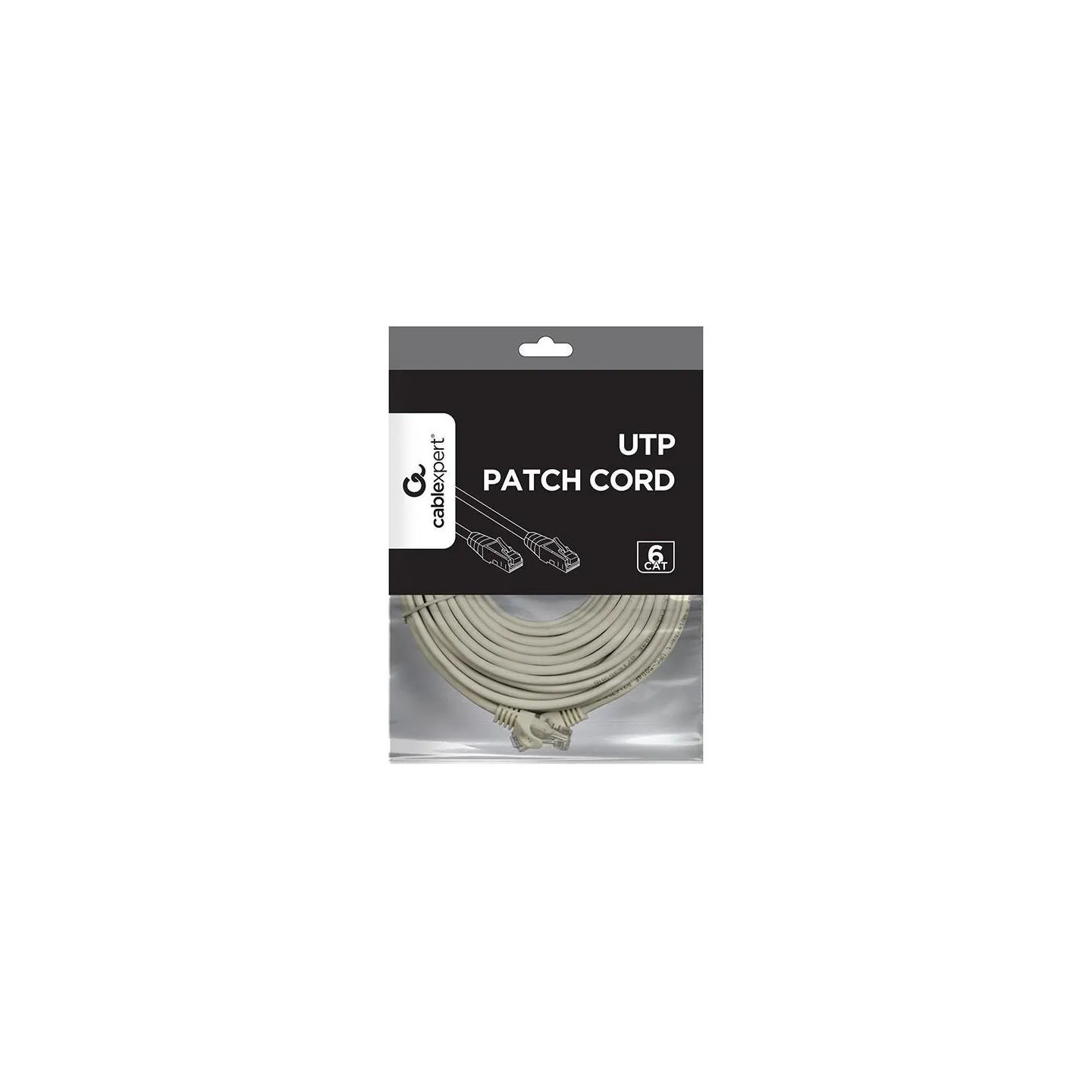 Gembird PATCH CABLE CAT6 UTP 15M/GREY PP6U-15M GEMBIRD