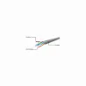 Gembird PATCH CABLE CAT6 UTP 0.25M/PP6U-0.25M/BK GEMBIRD