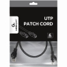 Gembird PATCH CABLE CAT6 UTP 0.25M/PP6U-0.25M/BK GEMBIRD