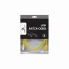 Gembird PATCH CABLE CAT6 UTP 0.5M/YELLOW PP6U-0.5M/Y GEMBIRD