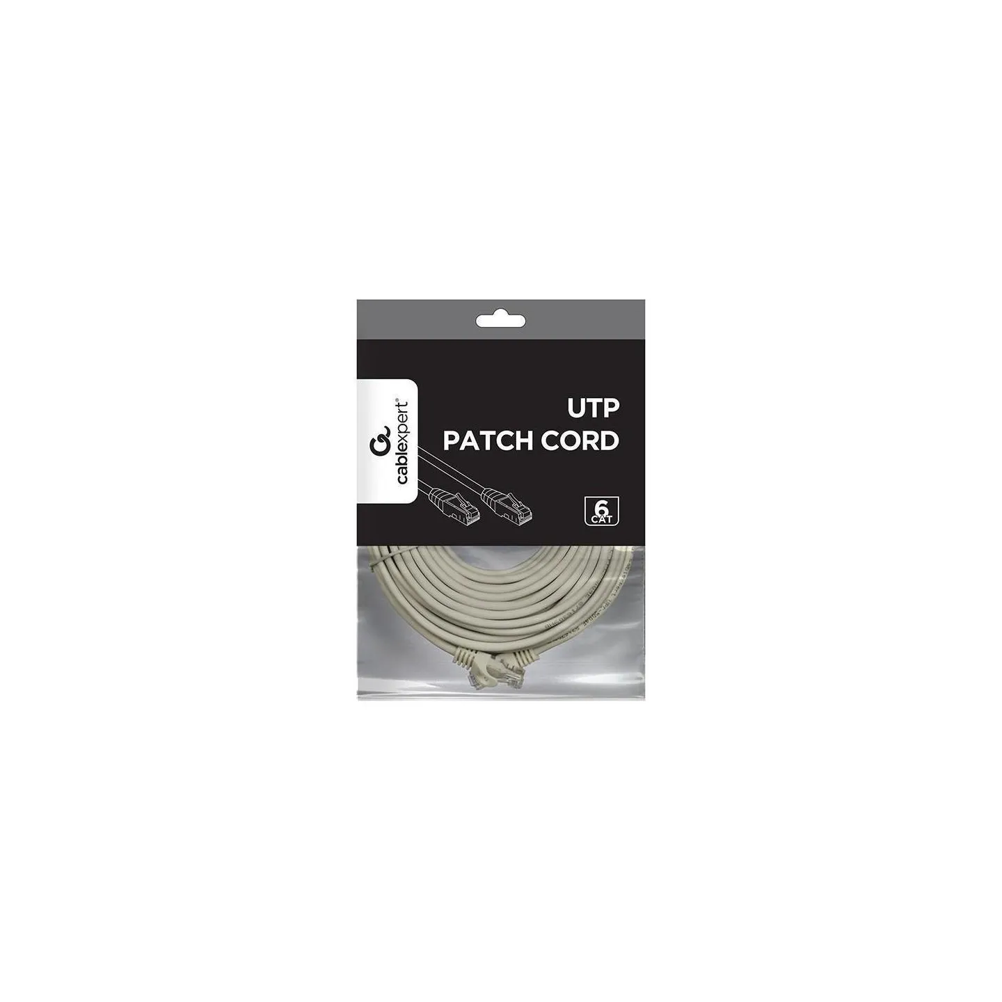 Gembird PATCH CABLE CAT6 UTP 10M/GREY PP6U-10M GEMBIRD