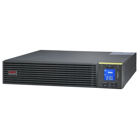 Schneider Electric Easy UPS, Rackmount 2U, Intelligent Card Slot, LCD, W/Rail Kit | SRV1KRIRK-E | 1000 VA | 900 W
