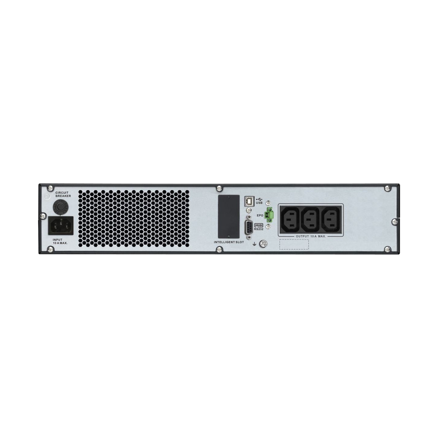 Schneider Electric Easy UPS, Rackmount 2U, Intelligent Card Slot, LCD, W/Rail Kit | SRV1KRIRK-E | 1000 VA | 900 W