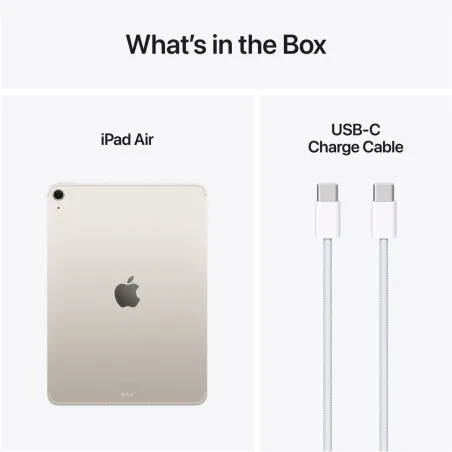 Apple | iPad Air Wi-Fi + Cellular | 11 " | Starlight | IPS | 2360 x 1640 pixels | Apple M3 | 8 GB | 512 GB | 3G | 4G | 5G | Wi-F