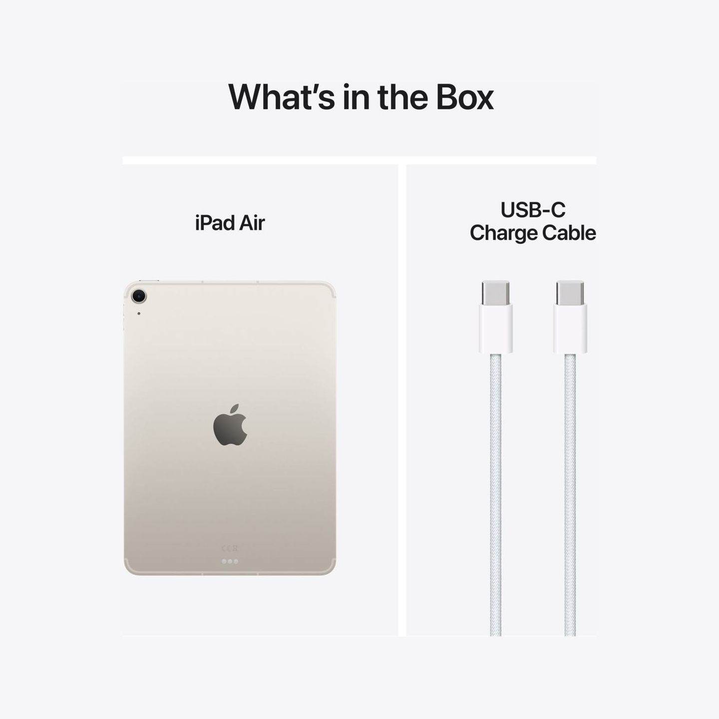 Apple | iPad Air Wi-Fi + Cellular | 11 " | Starlight | IPS | 2360 x 1640 pixels | Apple M3 | 8 GB | 512 GB | 3G | 4G | 5G | Wi-F