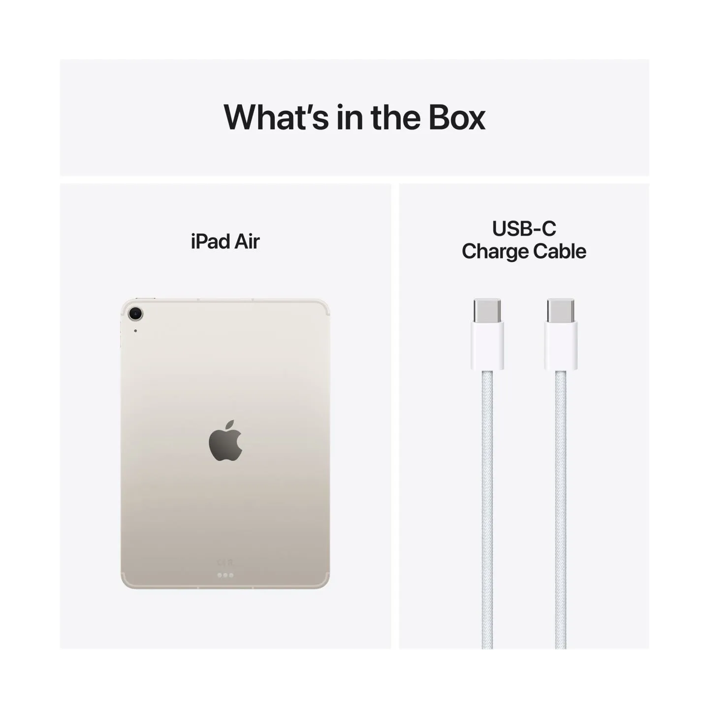 Apple | iPad Air Wi-Fi + Cellular | 11 " | Starlight | IPS | 2360 x 1640 pixels | Apple M3 | 8 GB | 512 GB | 3G | 4G | 5G | Wi-F