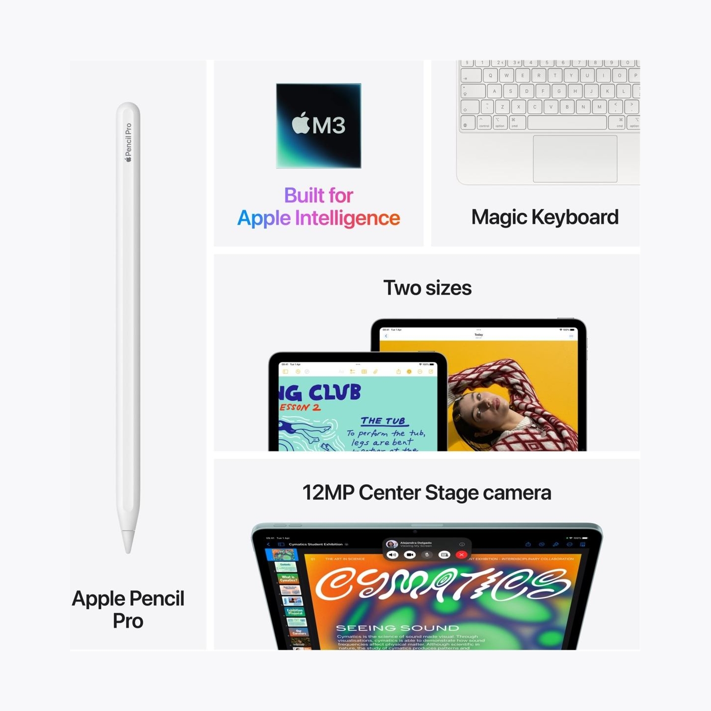 Apple | iPad Air Wi-Fi + Cellular | 13 " | Starlight | IPS | 2732 x 2048 pixels | Apple M3 | 8 GB | 512 GB | 3G | 4G | 5G | Wi-F