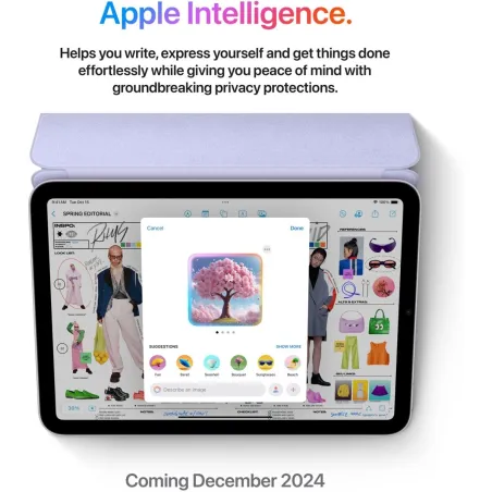 Apple | iPad mini Wi-Fi + Cellular | 8.3 " | Purple | IPS | 2266 x 1488 pixels | Apple A17 Pro | 256 GB | 3G | 4G | 5G | Wi-Fi |