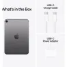 Apple iPad mini | 8.3 " | Space Gray | Liquid Retina | 2266 x 1488 pixels | A17 Pro | 256 GB | 256 GB | Wi-Fi | Front camera | 1