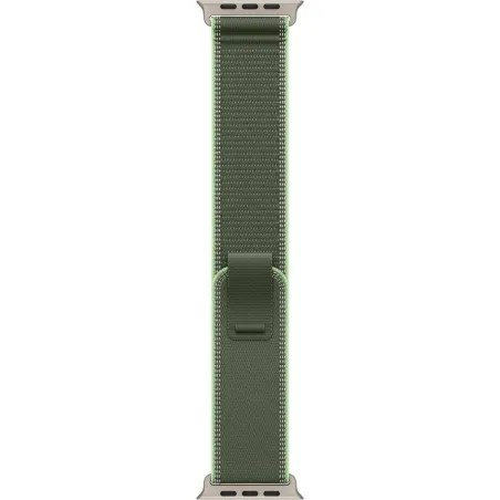 Apple 49mm Green/Neon Trail Loop - S/M - Natural Titanium Finish | Apple