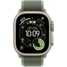 Apple 49mm Green/Neon Trail Loop - S/M - Natural Titanium Finish | Apple