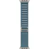 Apple 49mm Light Blue Alpine Loop - Large - Natural Titanium Finish | Apple