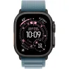 Apple 49mm Light Blue Alpine Loop - Medium - Black Titanium Finish | Apple