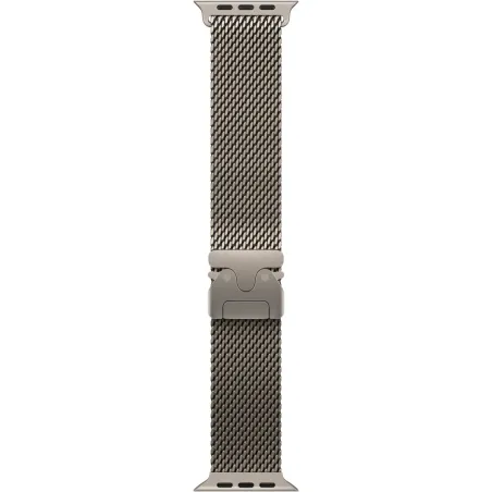 Apple | 49mm Natural Titanium Milanese Loop - Medium