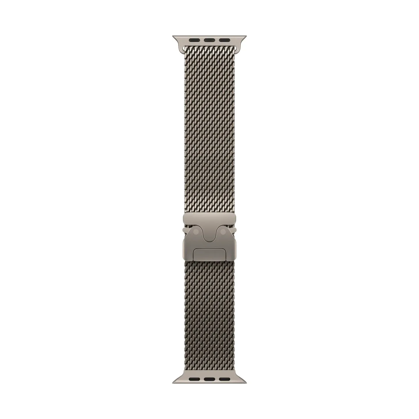 Apple | 49mm Natural Titanium Milanese Loop - Medium