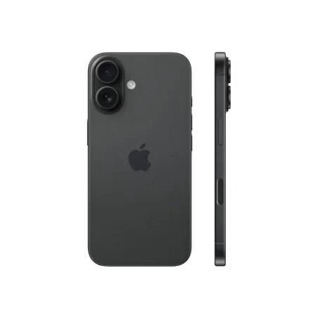 Apple | iPhone 16 | Black | 6.1 " | Super Retina XDR | 2556 x 1179 pixels | A18 | Internal RAM 8 GB | 128 GB | Dual SIM | 4G | 5