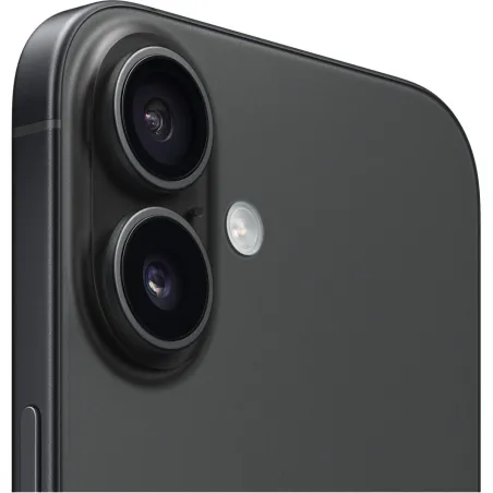 Apple | iPhone 16 | Black | 6.1 " | Super Retina XDR | 2556 x 1179 pixels | A18 | Internal RAM 8 GB | 128 GB | Dual SIM | 4G | 5