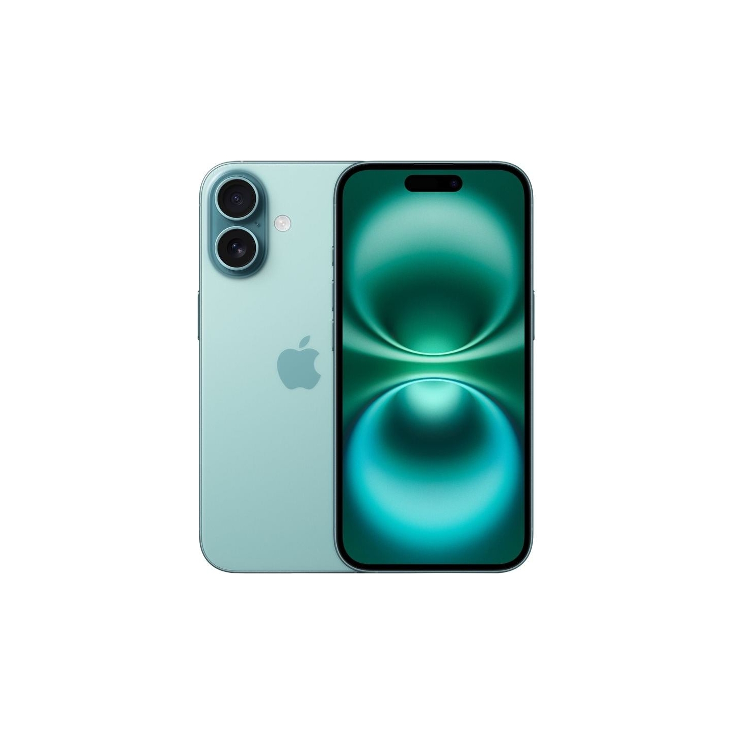 Apple | iPhone 16 | Teal | 6.1 " | Super Retina XDR display | 2556 x 1179 pixels | A18 | Internal RAM 8 GB | 128 GB | Dual SIM |