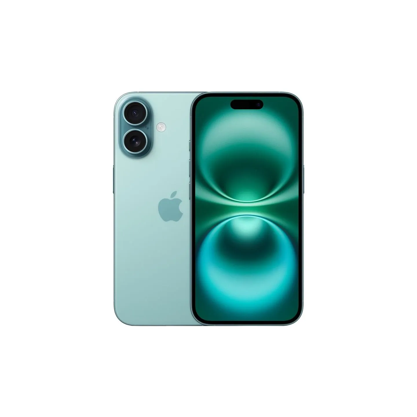 Apple | iPhone 16 | Teal | 6.1 " | Super Retina XDR display | 2556 x 1179 pixels | A18 | Internal RAM 8 GB | 128 GB | Dual SIM |