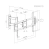 Gembird TV SET ACC WALL MOUNT 37-90"/WM-90ST-01 GEMBIRD