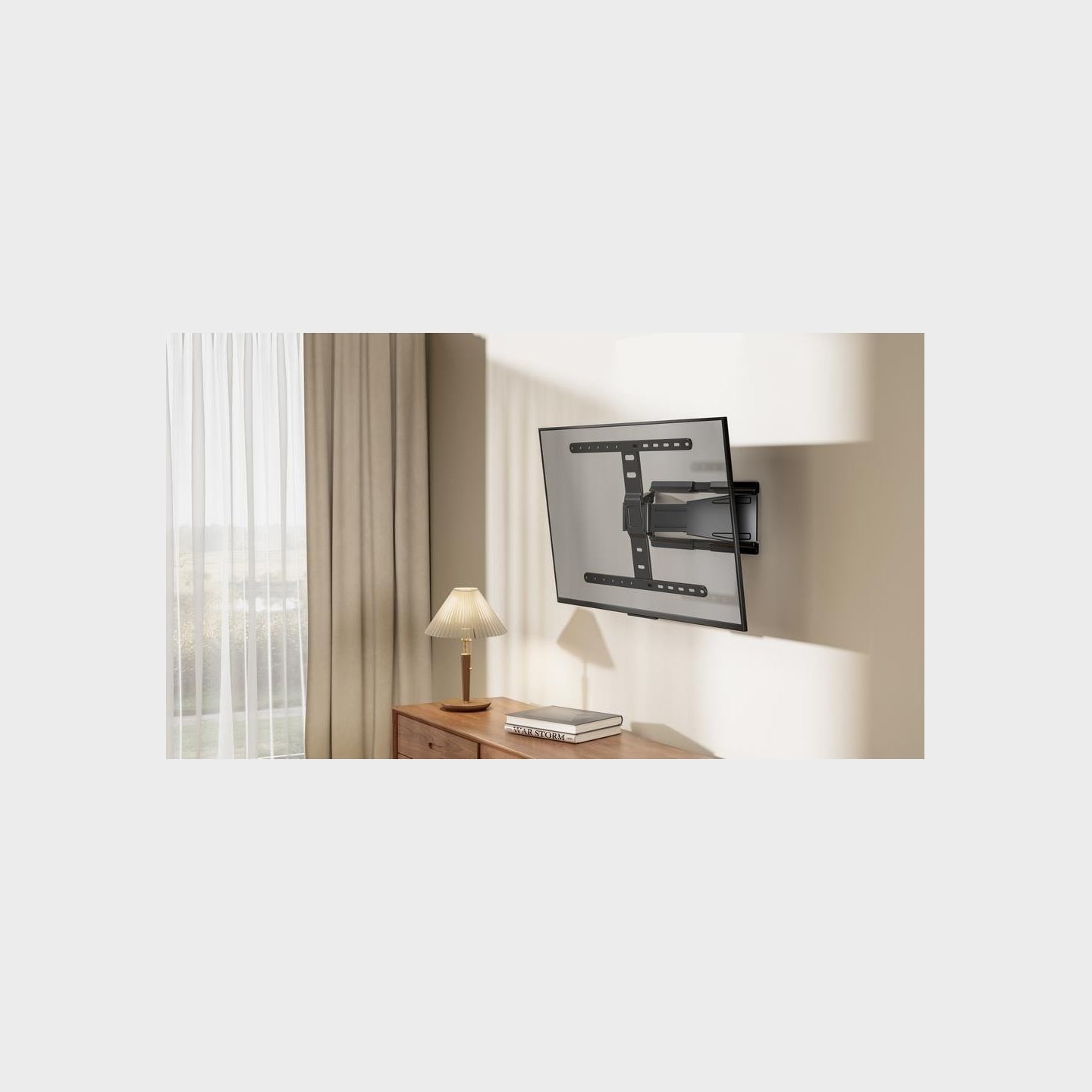 Gembird Full-motion TV wall mount 43-90