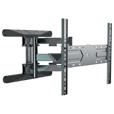 Gembird | Full-motion wall mount | WM-80ST-01 | Tilt, swivel, rotate | 40-80 " | Maximum weight (capacity) 50 kg | Black