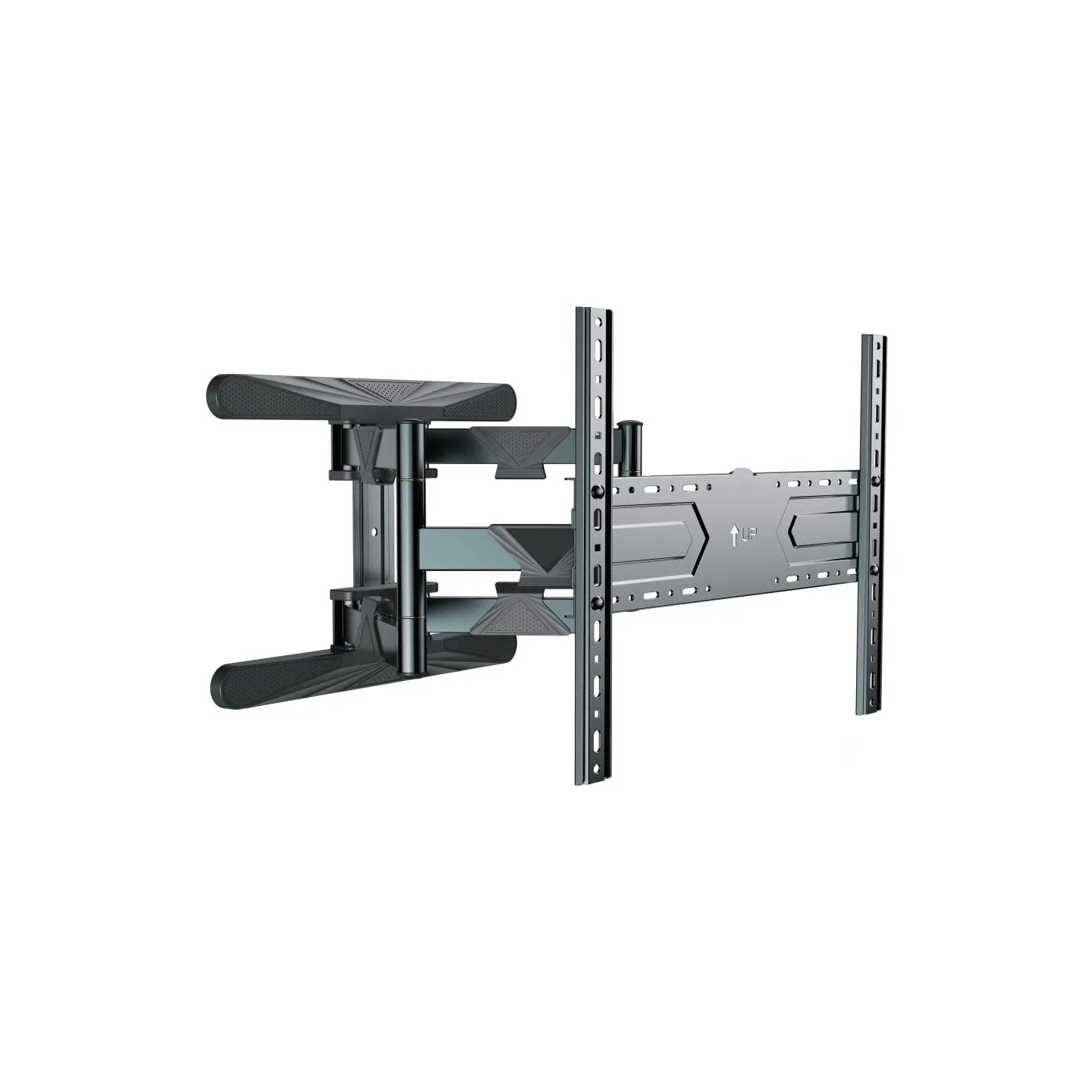 Gembird | Full-motion wall mount | WM-80ST-01 | Tilt, swivel, rotate | 40-80 " | Maximum weight (capacity) 50 kg | Black