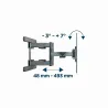 Gembird | Full-motion wall mount | WM-80ST-01 | Tilt, swivel, rotate | 40-80 " | Maximum weight (capacity) 50 kg | Black