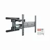 Gembird | Full-motion wall mount | WM-80ST-01 | Tilt, swivel, rotate | 40-80 " | Maximum weight (capacity) 50 kg | Black
