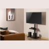 Gembird TV floor stand with caster wheel