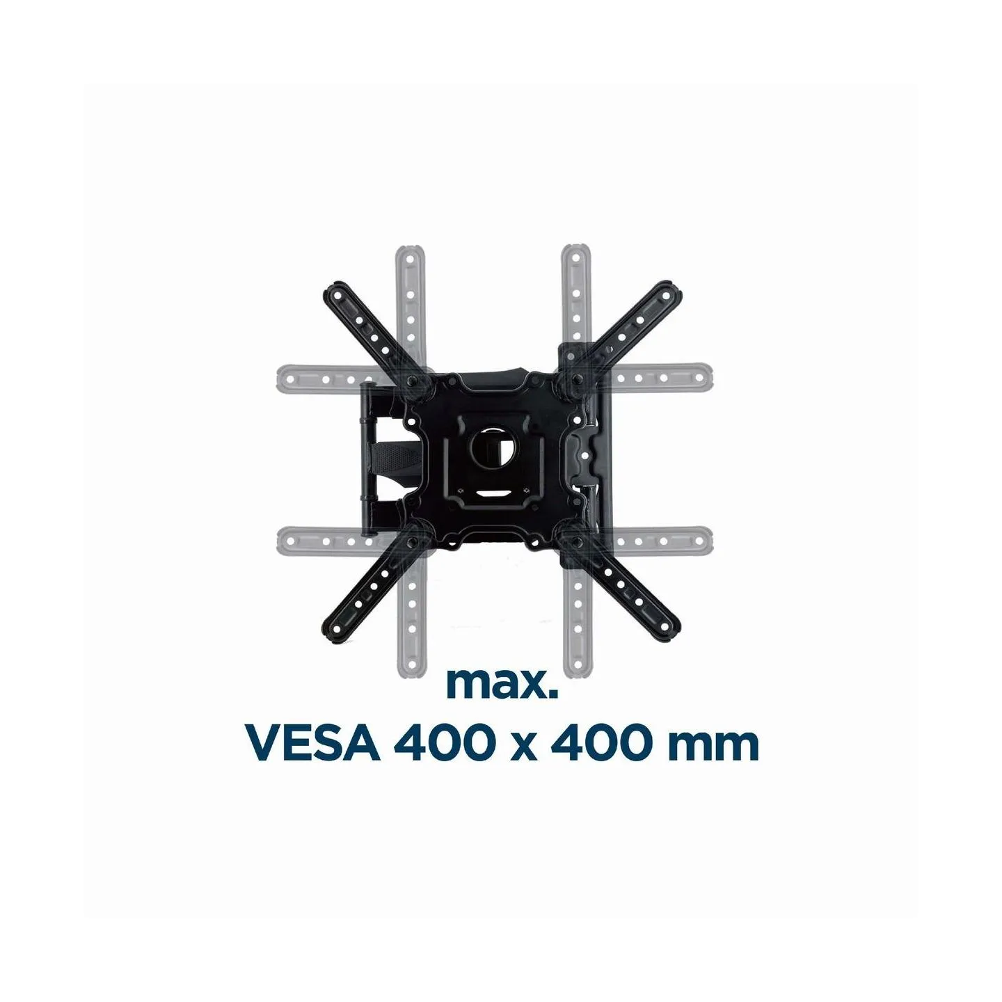 Gembird | Wall mount | WM-55ST-01 | Tilt, swivel, rotate | 32-55 " | Maximum weight (capacity) 32 kg | Black