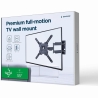 Gembird | Wall mount | WM-55ST-01 | Tilt, swivel, rotate | 32-55 " | Maximum weight (capacity) 32 kg | Black