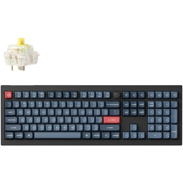 Keychron KEYBOARD WRL V6 MAX/CARBON BLACK V6M-D4 KEYCHRON