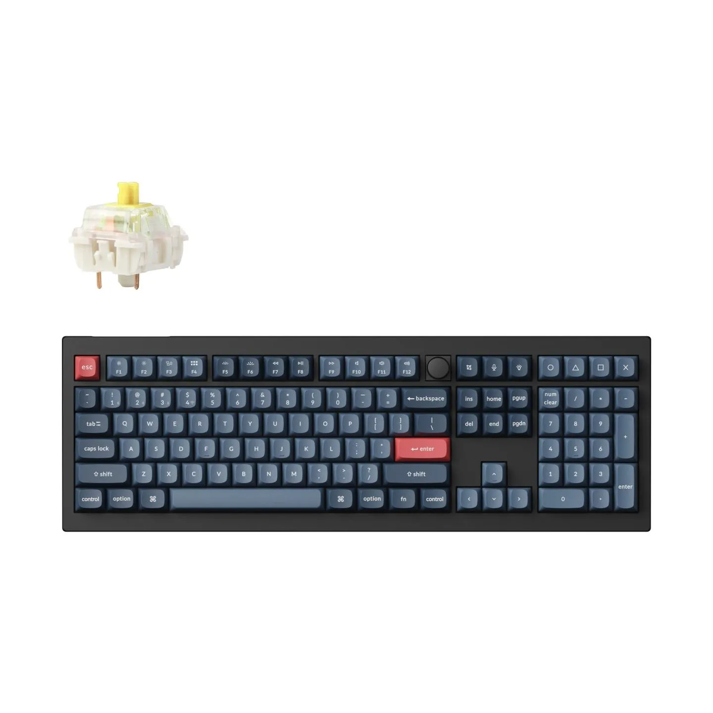 Keychron KEYBOARD WRL V6 MAX/CARBON BLACK V6M-D4 KEYCHRON