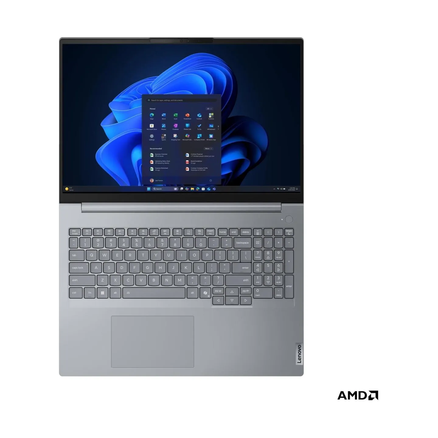 Lenovo ThinkBook 16 G9 AHP | Arctic Grey | 16 " | IPS | WUXGA | 1920 x 1200 pixels | Anti-glare | AMD Ryzen 5 | 220 | 16 GB | SO