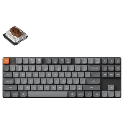 Keychron K1 Max RGB - US Layout - Hot-Swappable Low Profile Gateron Brown Wireless Keyboard / K1M-H3
