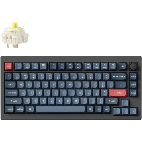 Keychron KEYBOARD WRL V1 MAX RGB/CARBON BLACK V1M-D4 KEYCHRON