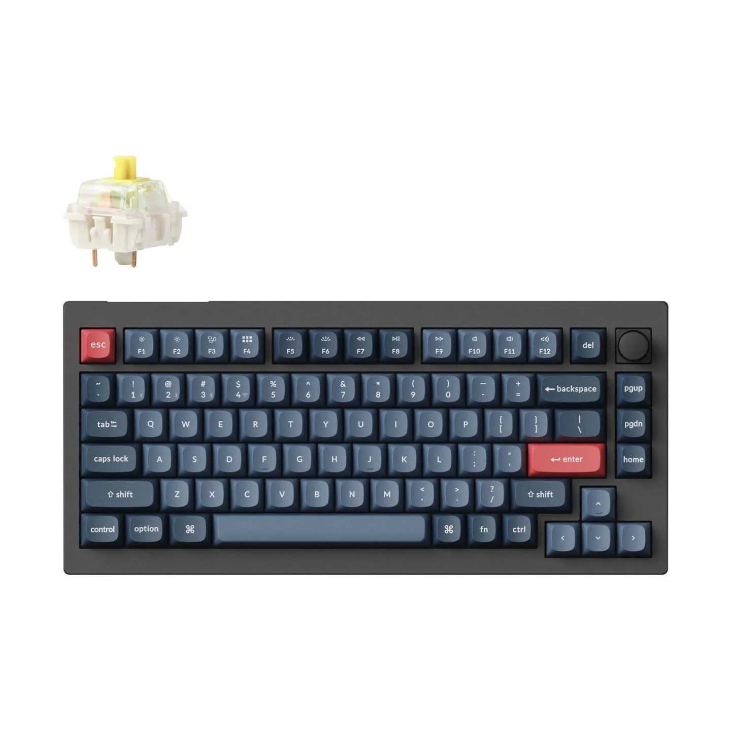 Keychron KEYBOARD WRL V1 MAX RGB/CARBON BLACK V1M-D4 KEYCHRON