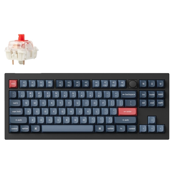Keychron V3 Max RGB - US Layout - Hot-Swappable Gateron Jupiter Red Wireless Keyboard / V3M-D1