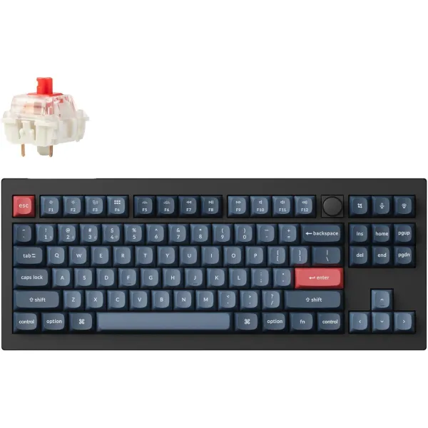 Keychron V3 Max RGB - US Layout - Hot-Swappable Gateron Jupiter Red Wireless Keyboard / V3M-D1