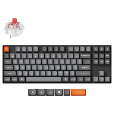 Keychron K8 Max RGB - US Layout - Hot-Swappable Super Red Wireless Keyboard / K8M-H1