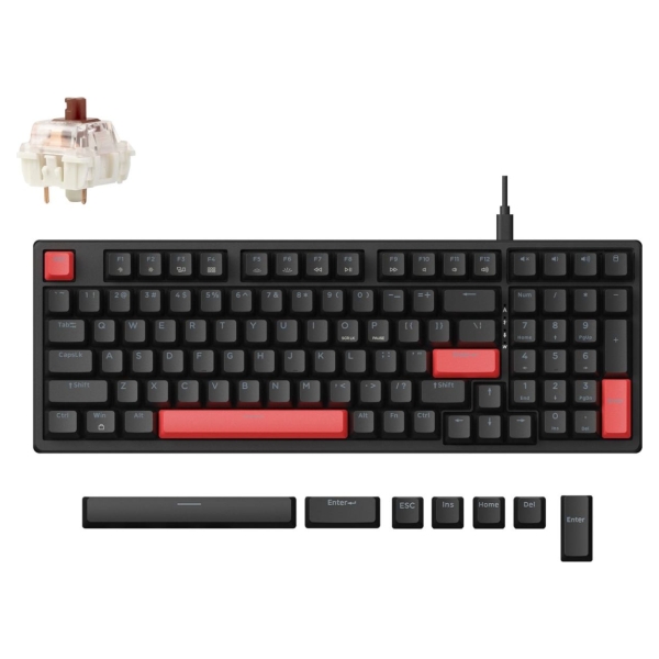 Keychron Lemokey X5 - US Layout - Brown Switch Keyboard / X5-A3