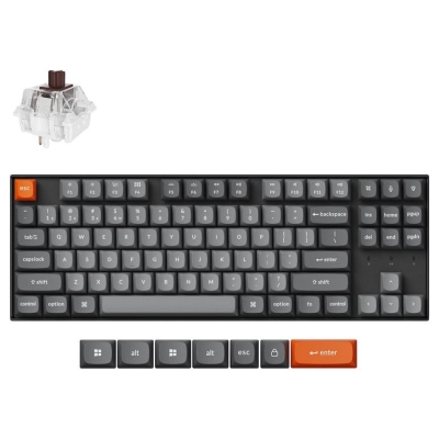 Keychron K8 Max - US Layout - Super Brown Tactile - Black Wireless Keyboard / K8M-H3